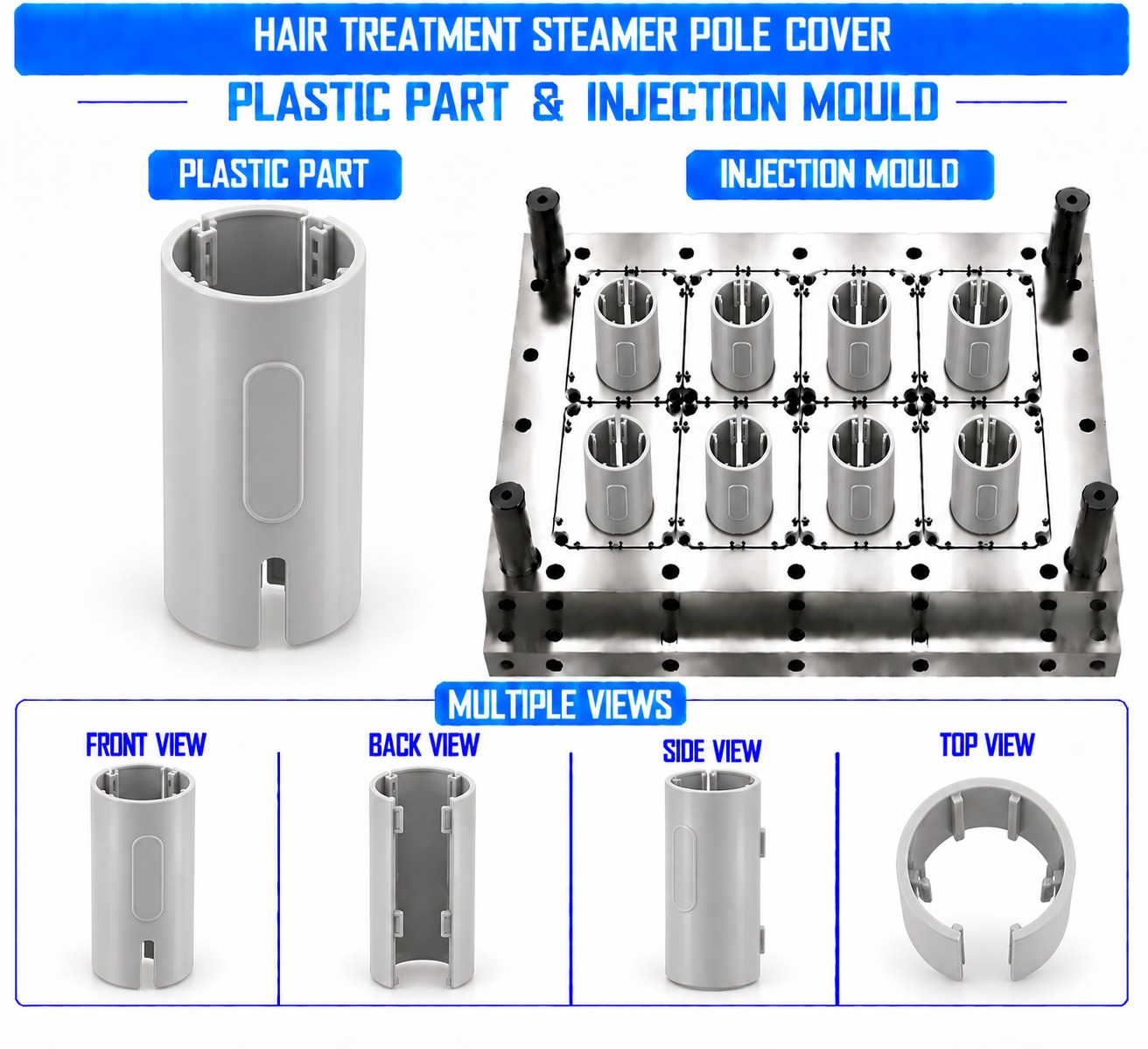 Hair Treatment Steamer Plastic Pole Cover Mould and Moulding Service